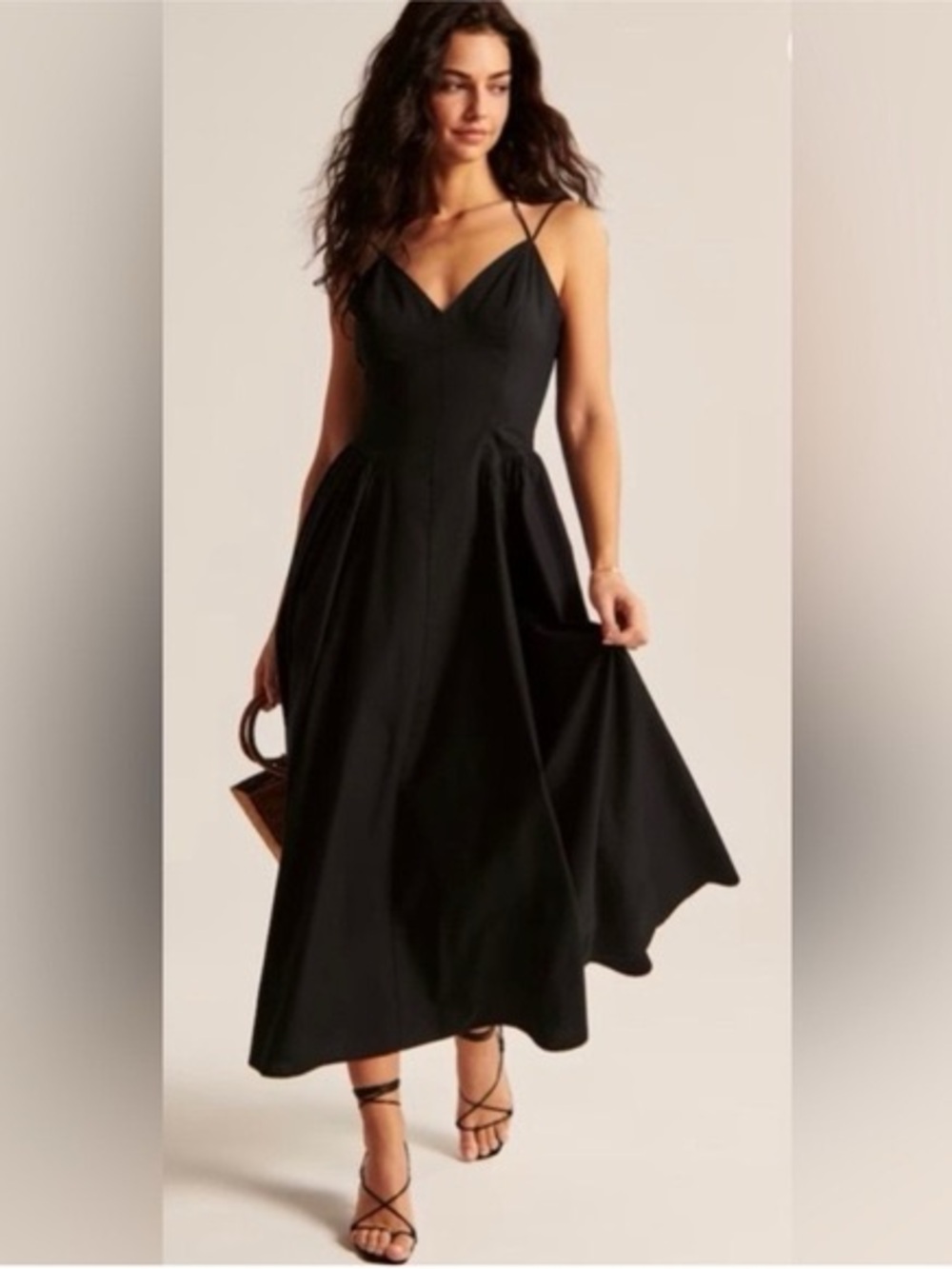 Strappy Plunge Corset Dress